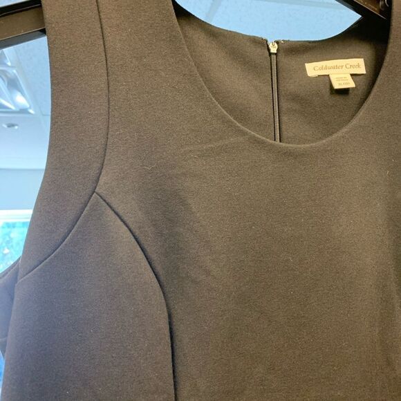 Coldwater Creek Classic Sleeveless Black Dress XL - Picture 2 of 4